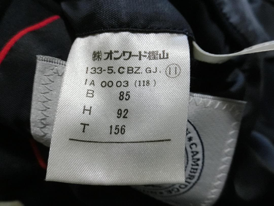 しんちゃん　ジェイプレス　段返り　３釦　ブレザー　ネイビー　１１