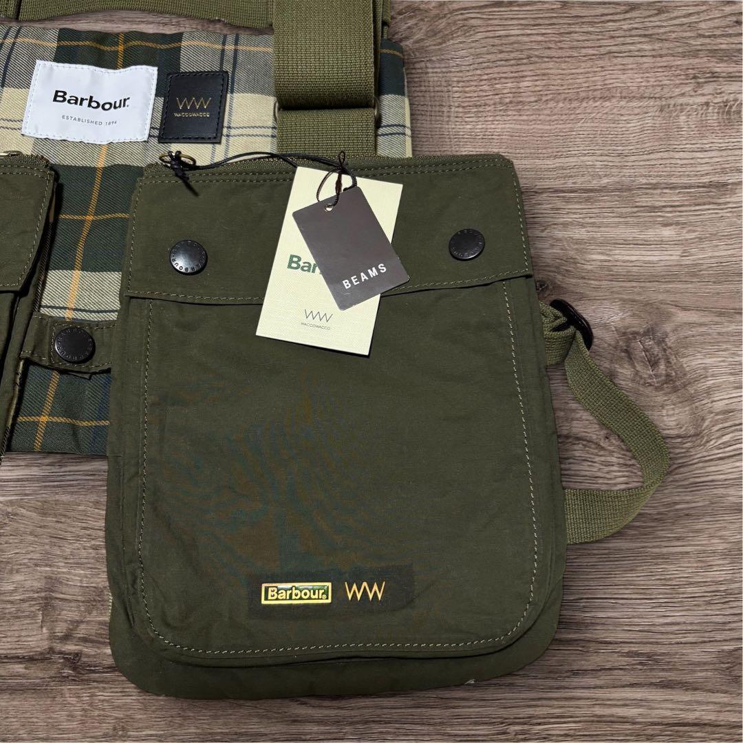新品タグ付　Barbour ×WACCOWACCO チェストリグ ゲームベスト