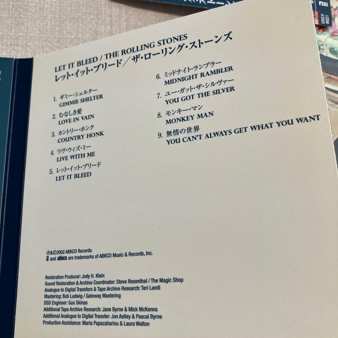 【廃盤・高音質SACD/紙ジャケ】ローリングストーンズ/レット・イット・ブリード
