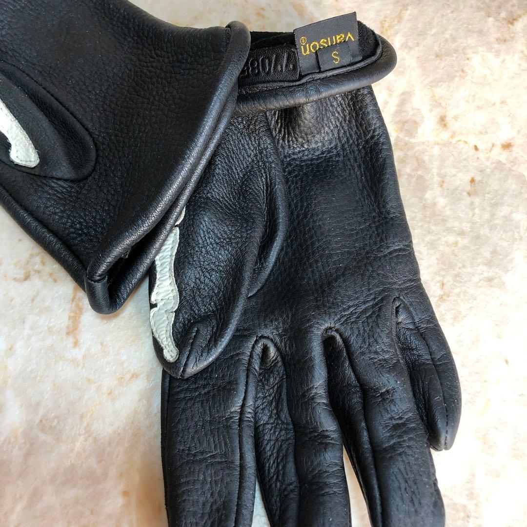 VANSON レザー グローブ Roper Bones X-ray Ｓ