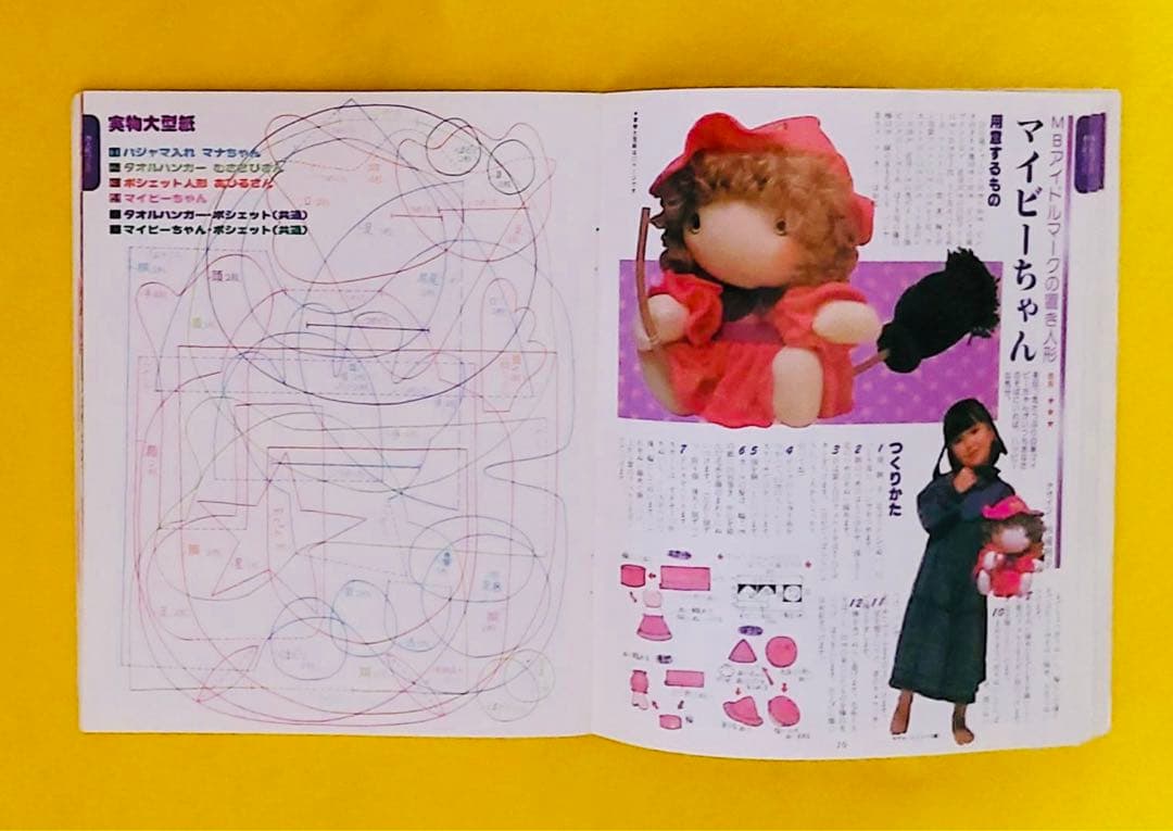 1981年占い雑誌MyBirthday増刊号マスコット人形バッグ編み物手芸特集