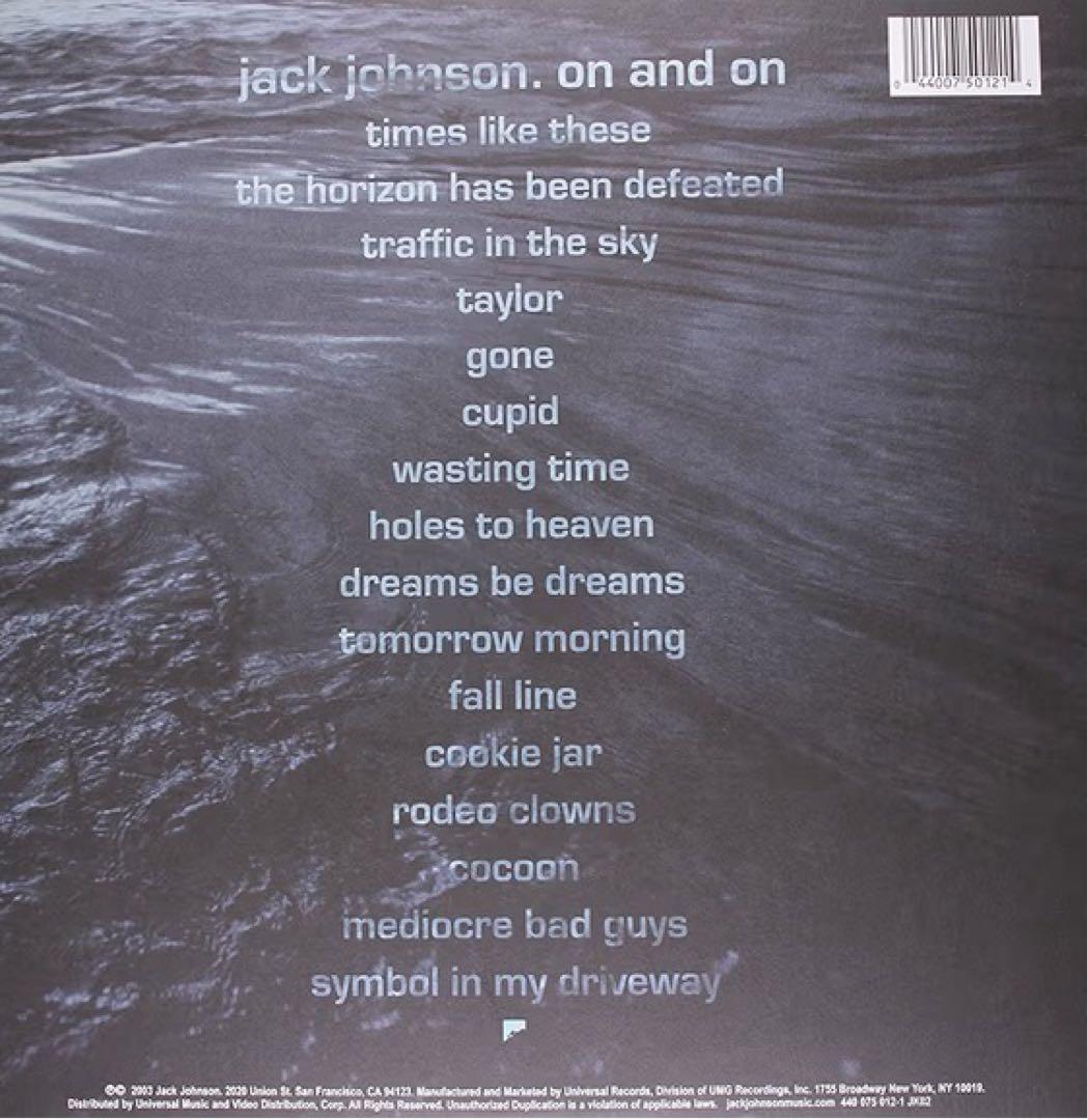 Jack Johnson / On and On / 新品未使用 LP