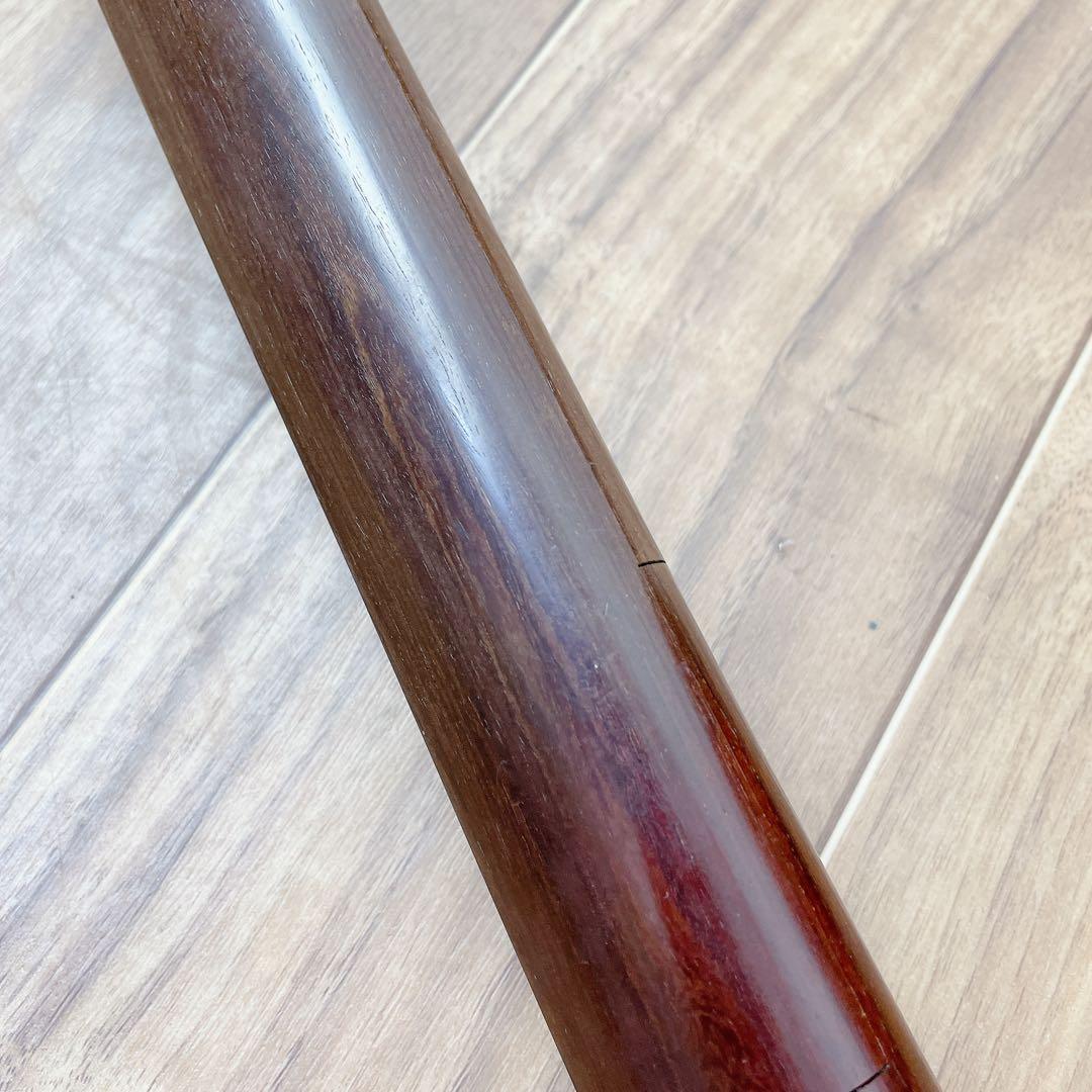 高級三味線 紅木 細棹 トチ有 綾杉胴 犬皮 金ほぞ 和楽器