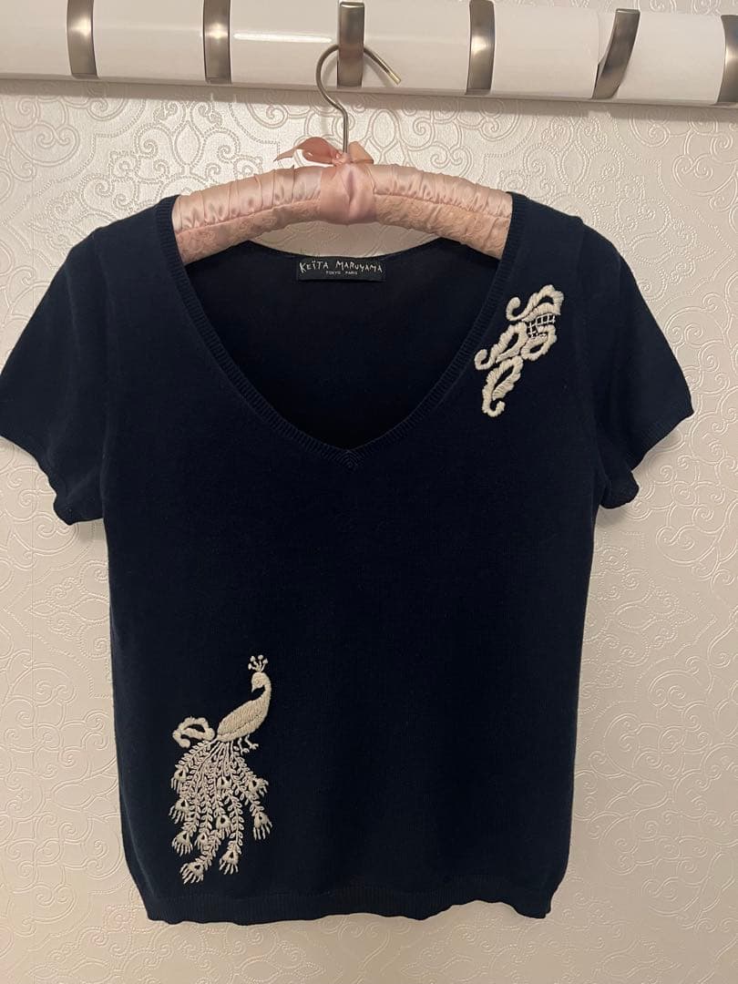 KEITA MARUYAMA TOKYO-PARIS 紺 刺繍入り アンサンブル