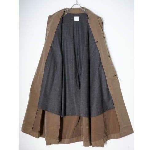 トゥジュー オーバーサイズ ステンカラーコート ブラウン size2