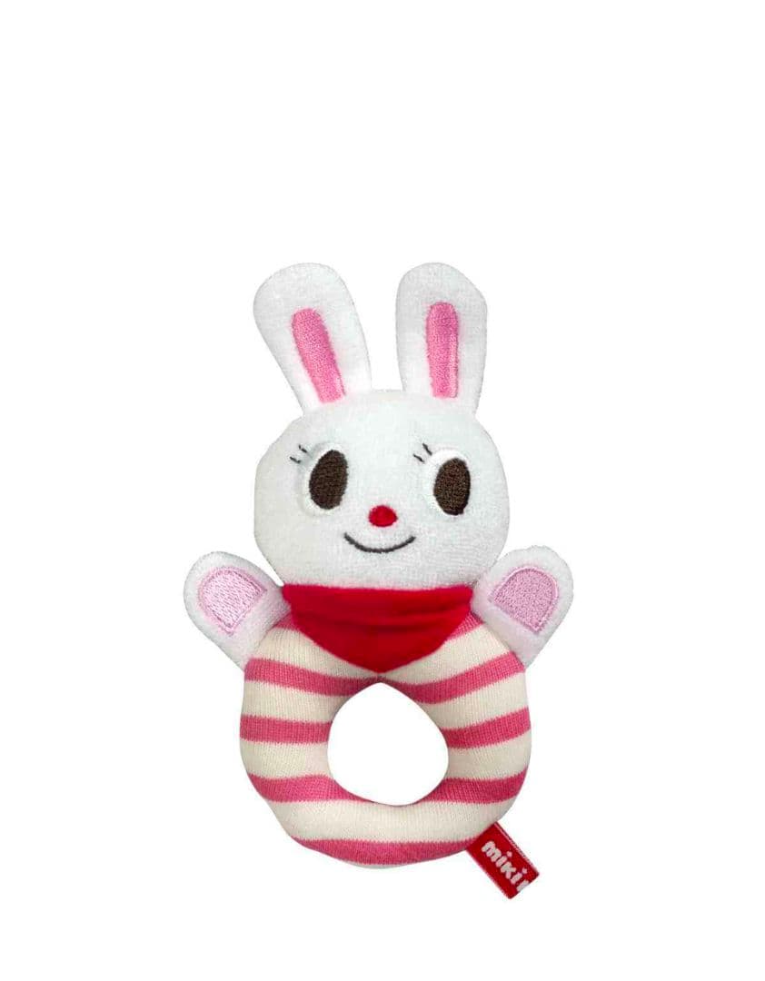 新品　MIKIHOUSE ミキハウス ワンピース うさこ　 スタイ　ラトル