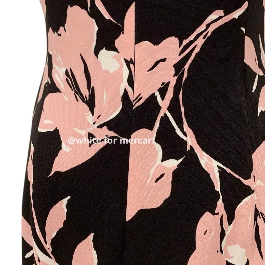 米国百貨店購入 定価21万 ピンクリリー(百合)フローラルワンピース