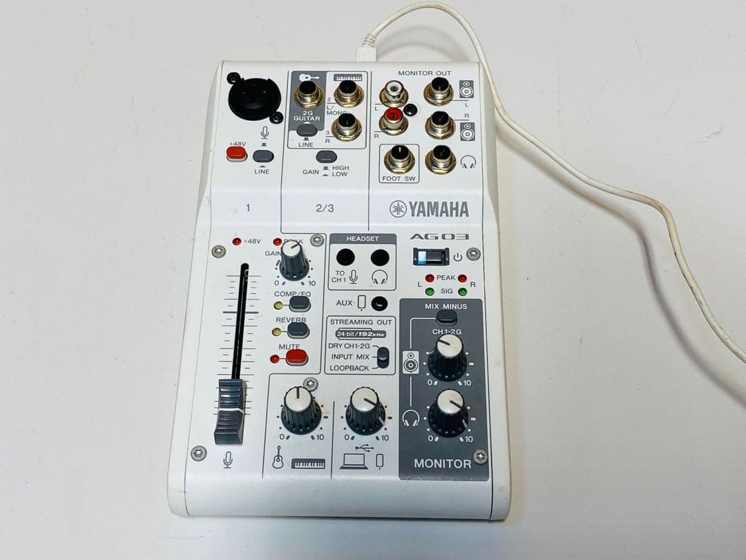 YAMAHA AG03MK2 アナログミキサー 動作確認済み