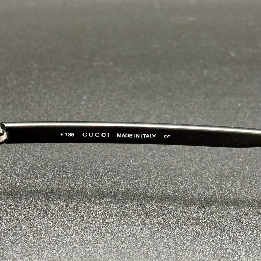 美品✨GUCCI グッチ サングラス マットブラック Gロゴ 男女兼用 ケース付