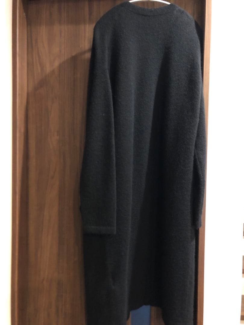 美品◆Theory◆2021aw　FINE AVALON 2　ロングニットコート