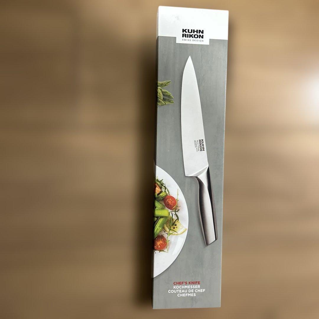 新品　KUHN RIKON スイスデザイン　包丁　３本セット　シェフ　三徳大小