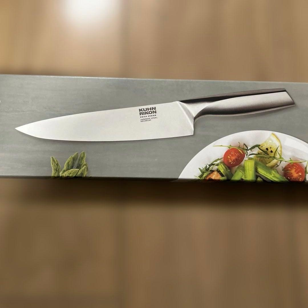 新品　KUHN RIKON スイスデザイン　包丁　３本セット　シェフ　三徳大小
