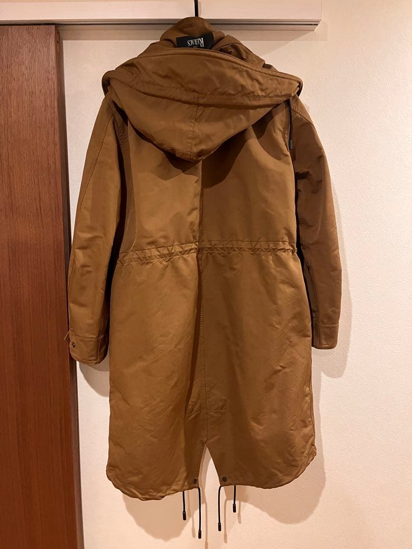 ウールライナー未使用　46リラクス　ロングモッズコート