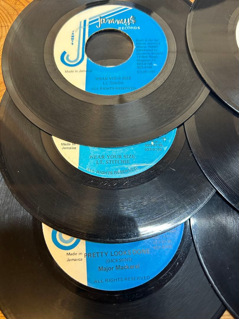 レゲエ７インチ13枚セット　Jammysレコード