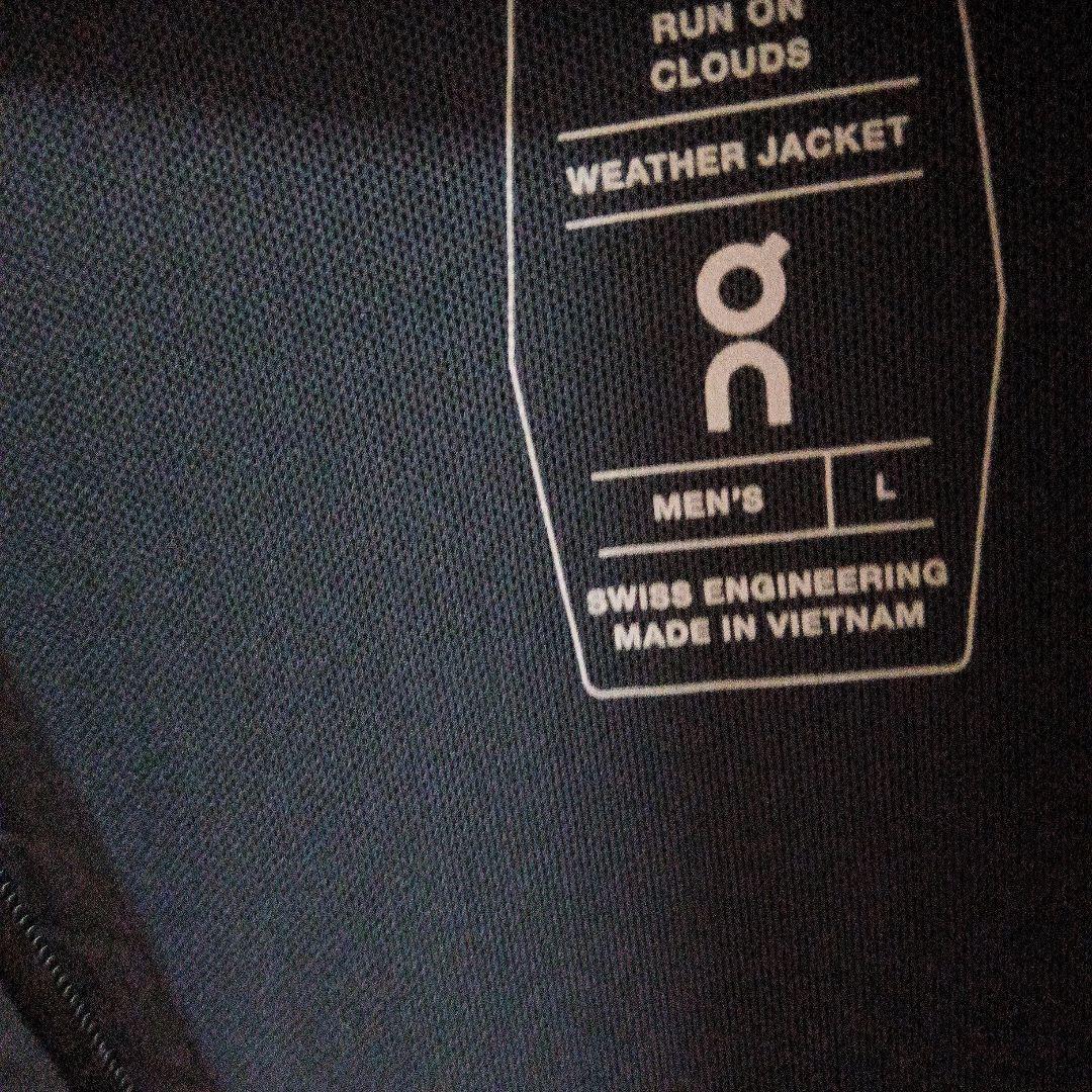 On Weather Jacket オン ウェザージャケット ブラック 超軽量