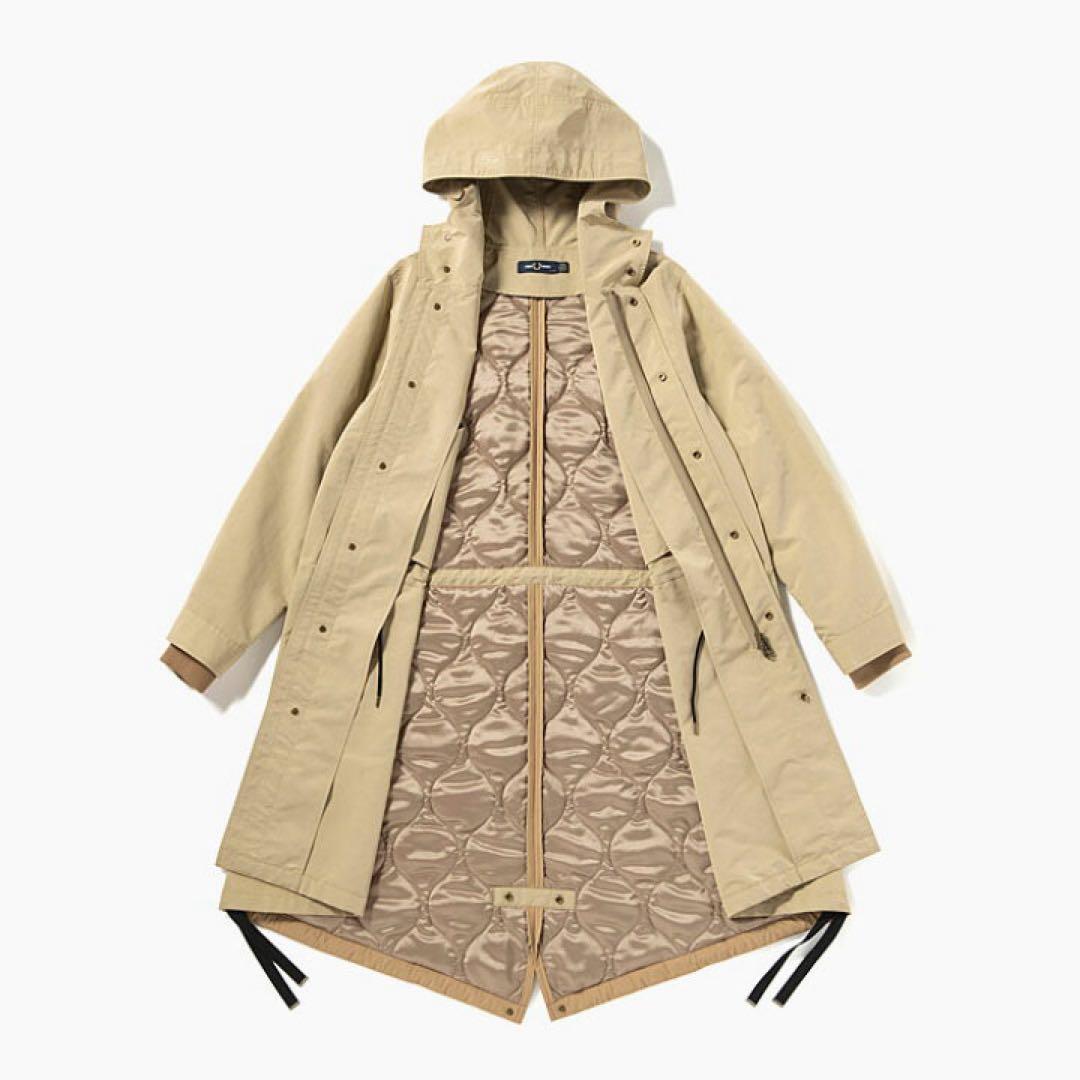 FREDPERRY フィッシュテイルパーカー　ベージュ　サイズ8 フレッドペリー