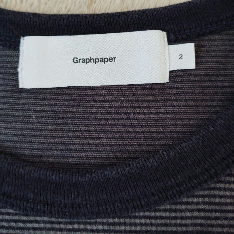 Graphpaper　Narrow Border S/S Tee