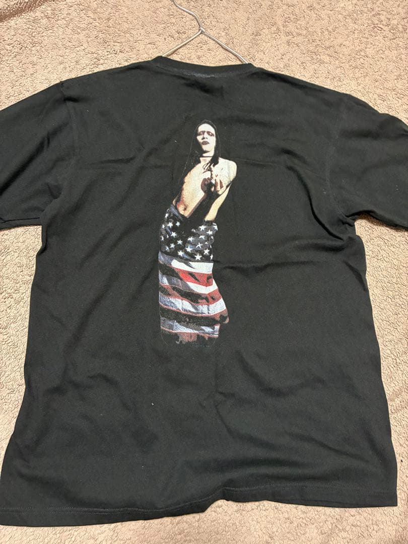 トップス HELLO my name is marilyn manson T-SHIRT