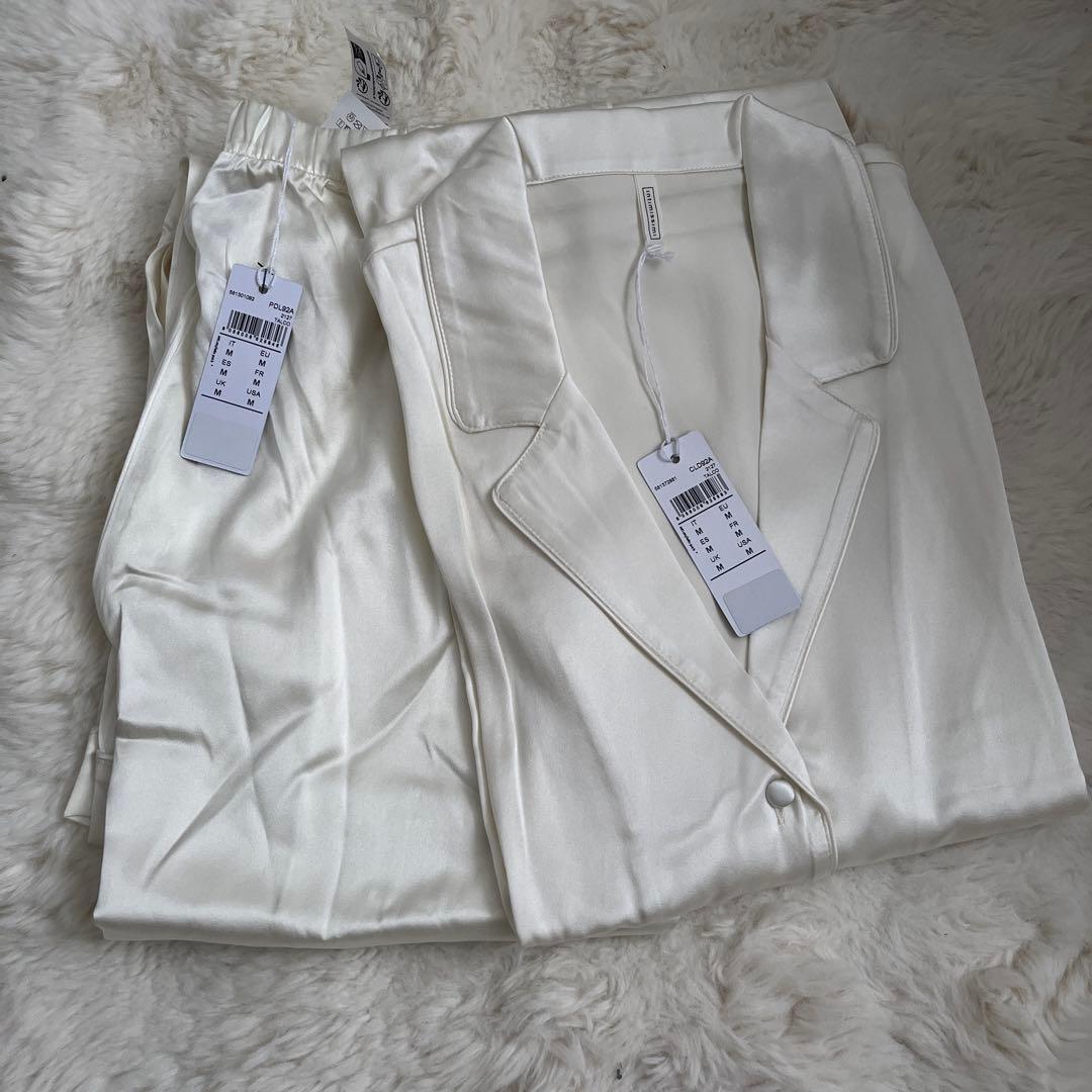 【新品　タグ付き】 intimissmi アイボリー シルク パジャマセット
