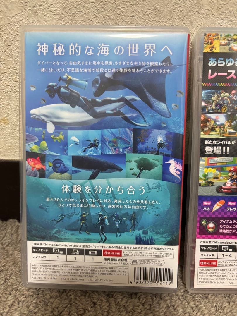 Switchソフトマリオカート8デラックスマイクラFOREVERBLUE３点