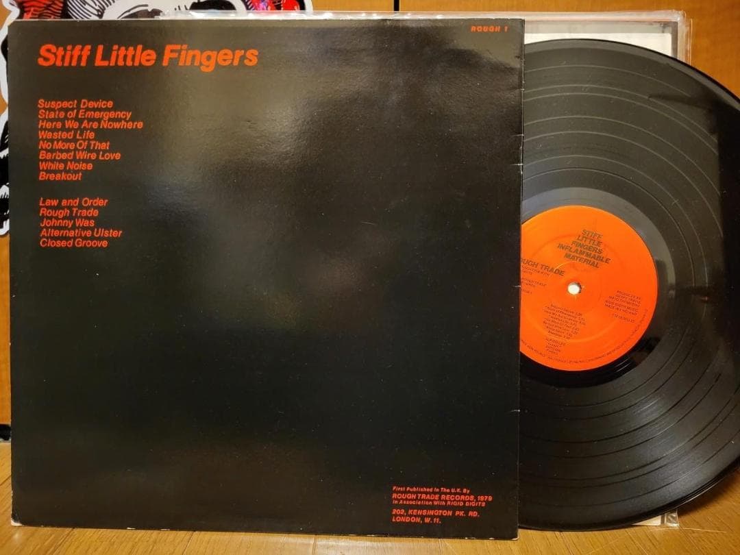 Stiff Little Fingers Inflammable LP レコード
