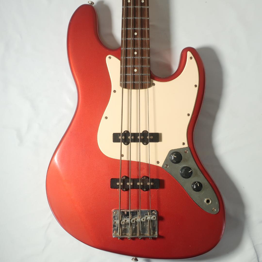 BUSKER'S エレキベース ジャズベースタイプ メタリックレッド