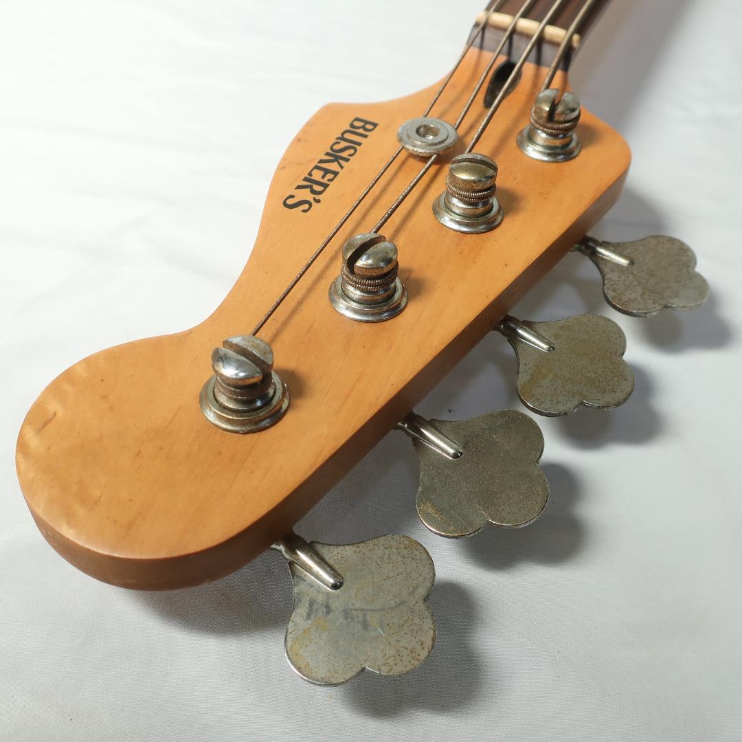 BUSKER'S エレキベース ジャズベースタイプ メタリックレッド