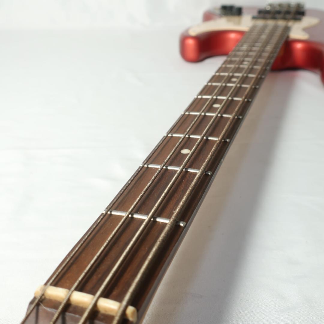 BUSKER'S エレキベース ジャズベースタイプ メタリックレッド
