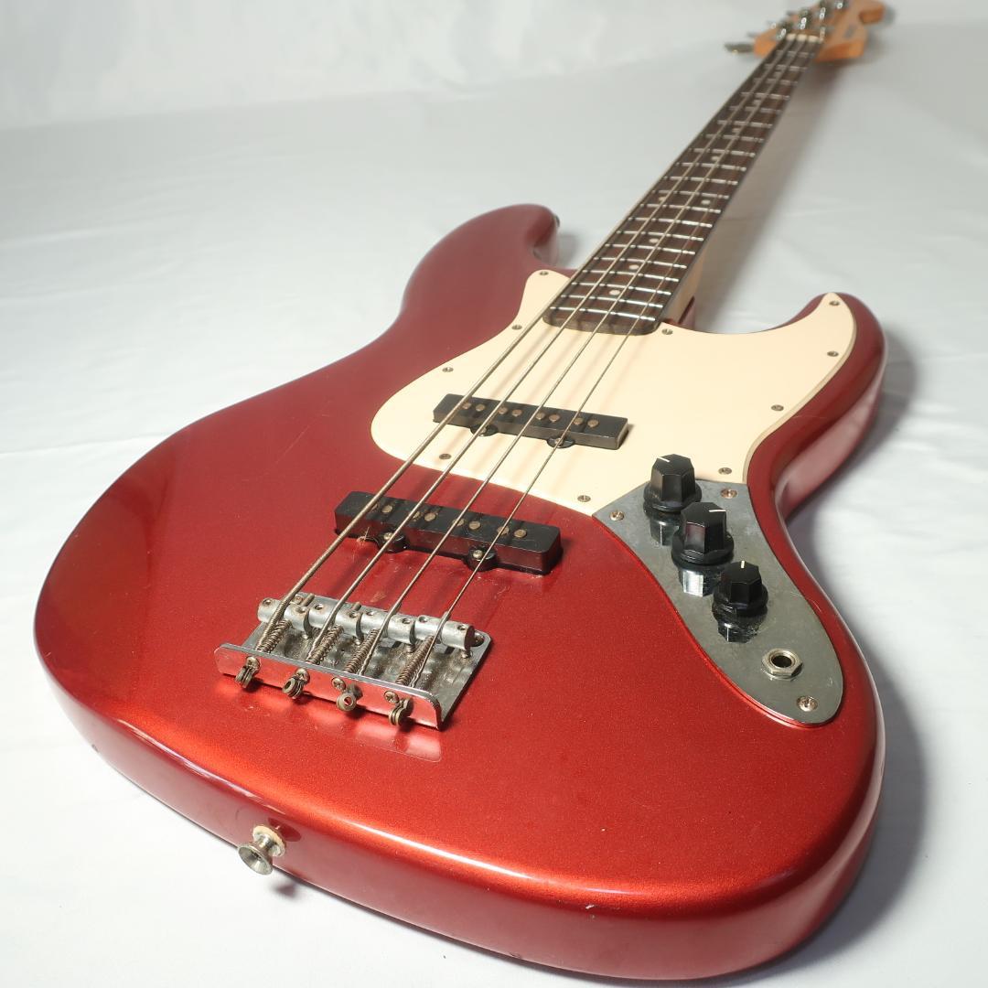 BUSKER'S エレキベース ジャズベースタイプ メタリックレッド