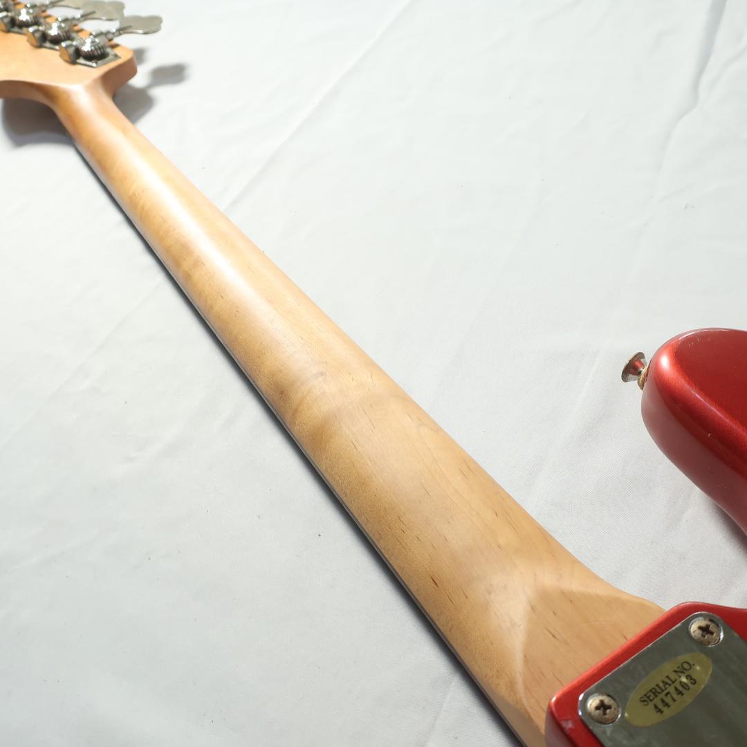 BUSKER'S エレキベース ジャズベースタイプ メタリックレッド