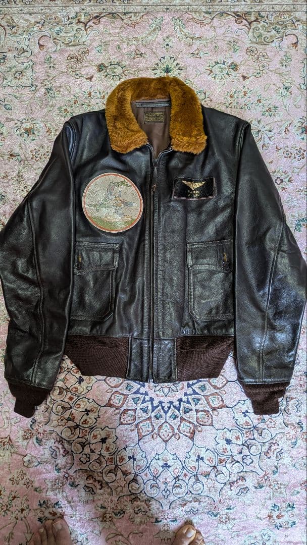 トイズマッコイ、レザー フライトジャケット Lサイズ、表記42