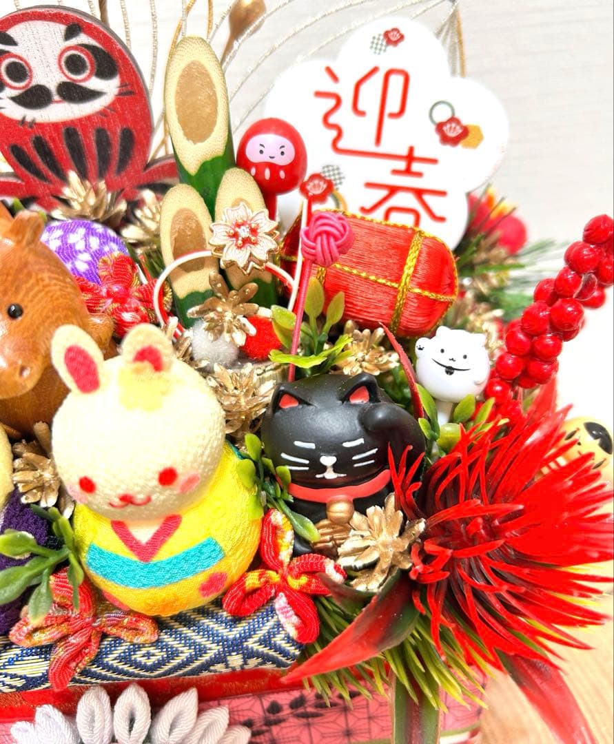 ✴︎お正月オブジェ✴︎ちりめん人形と招き猫✴︎2026✴︎専用✴︎
