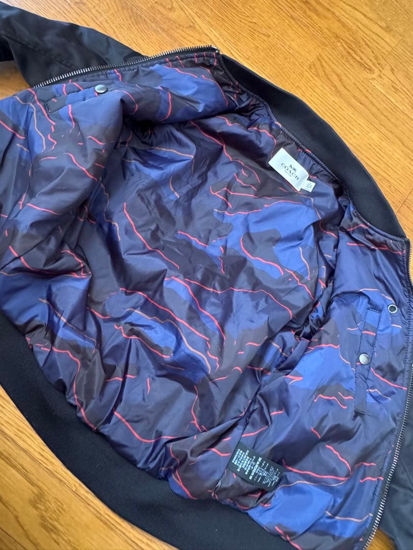 COACH MA-1 フライトジャケット ジップアップ ブルゾン F26795