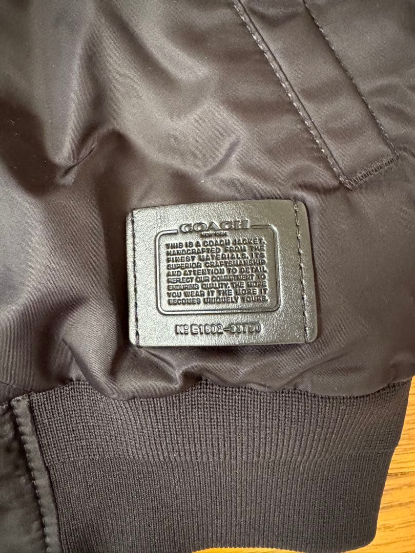 COACH MA-1 フライトジャケット ジップアップ ブルゾン F26795