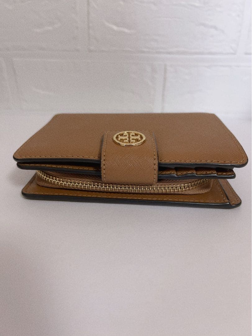 トリーバーチ　TORY BURCH 折り財布　ブラウン　未使用に近い