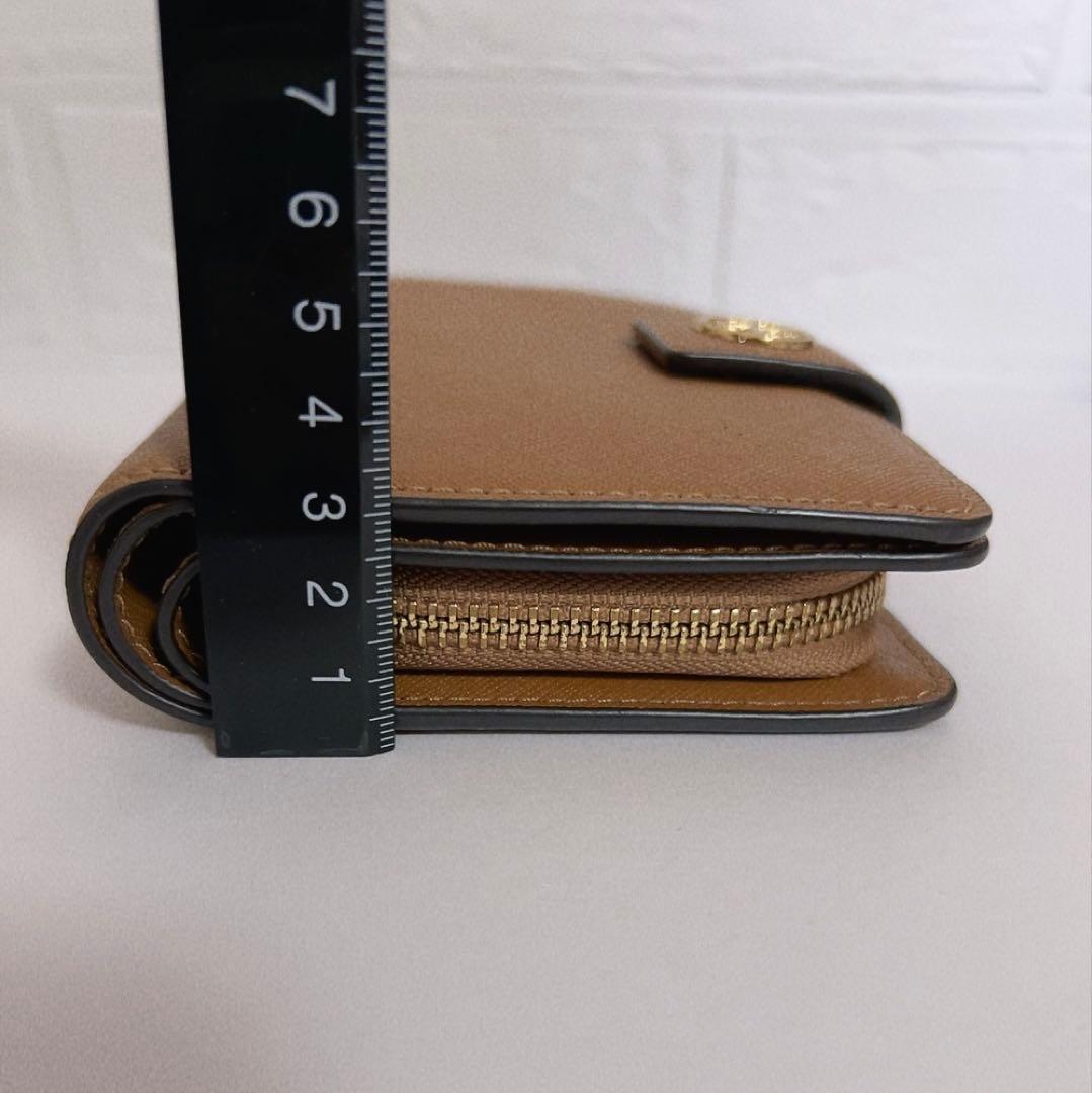トリーバーチ　TORY BURCH 折り財布　ブラウン　未使用に近い