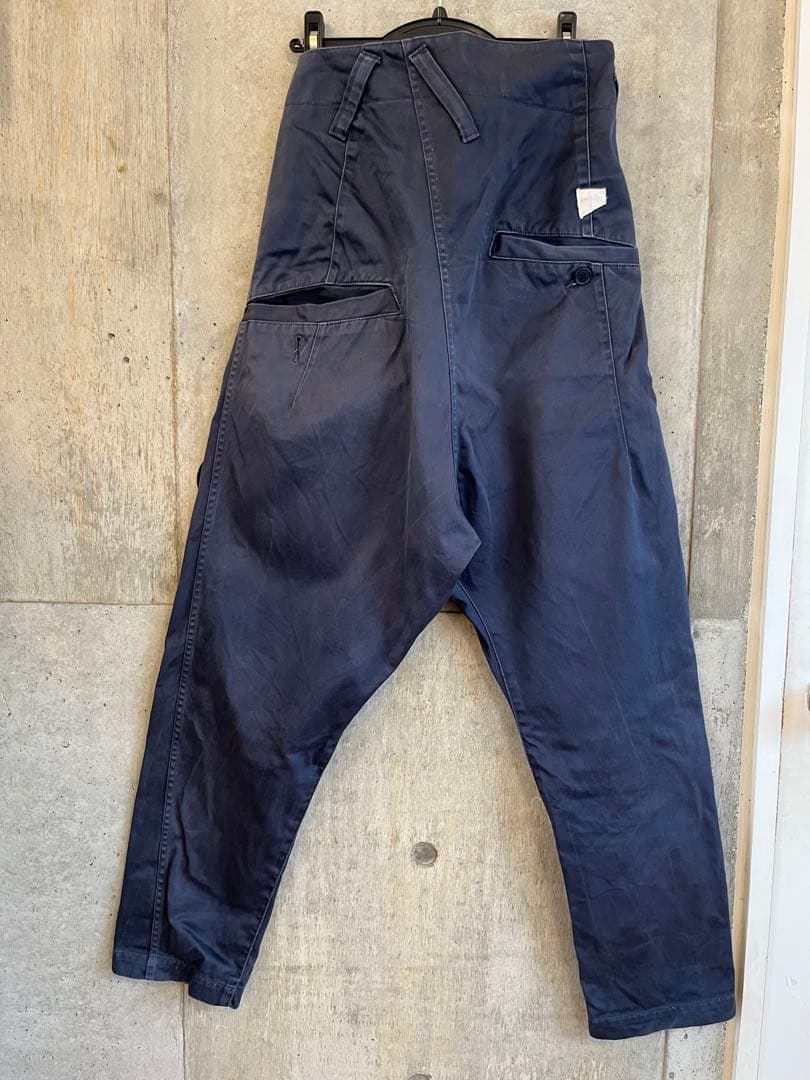 GANRYU ネイビー サルエルパンツ
