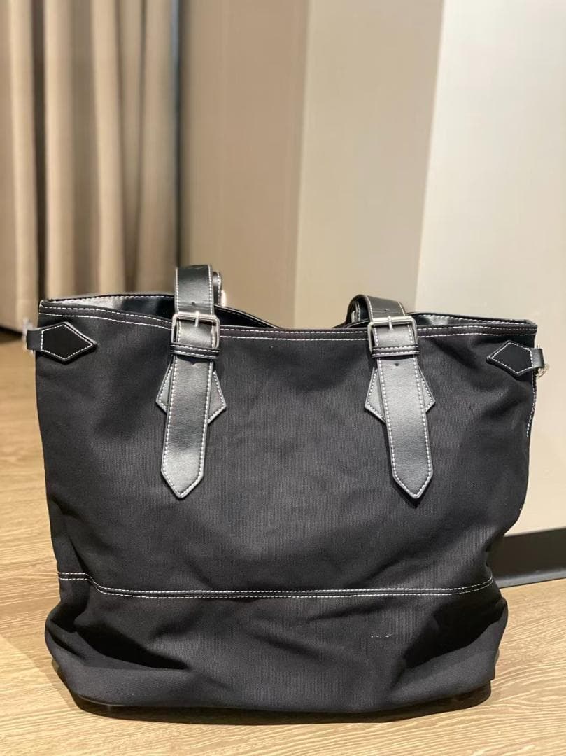 Vivienne Westwood ブラックキャンバストートバッグ