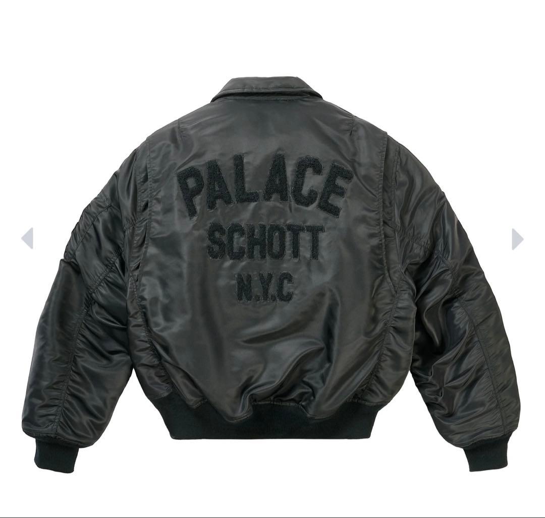 PALACE SCHOTT 90's フィット ボンバージャケット M