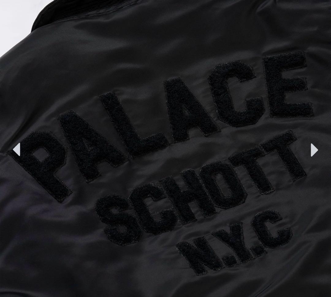 PALACE SCHOTT 90's フィット ボンバージャケット M