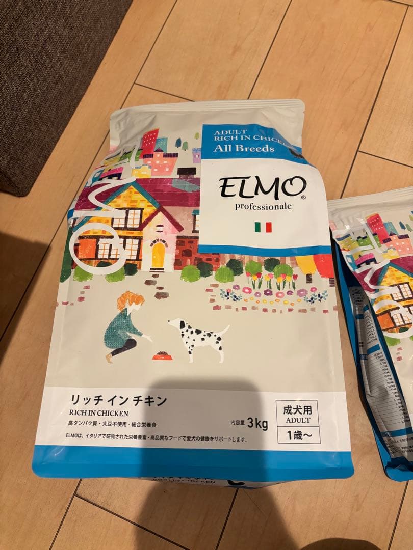 ELMO ドッグフード リッチインチキン 800g×3 & 3kg