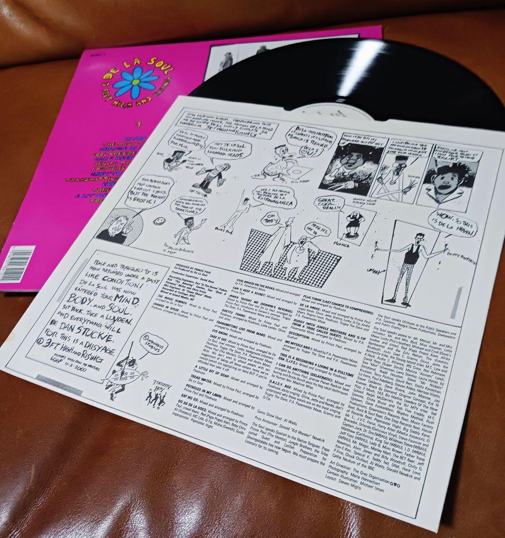 DE LA SOUL 「3 FEET HIGH AND RISING」 UK盤