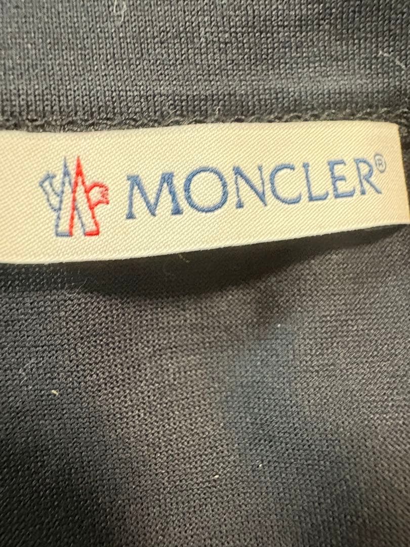 モンクレール Tシャツ ブラック L ロゴ 半袖 極美品‼️