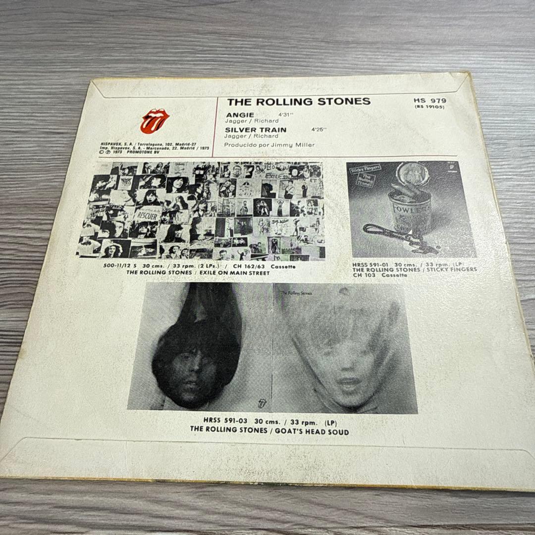 Rolling Stones Angie ローリング・ストーンズ スペイン盤
