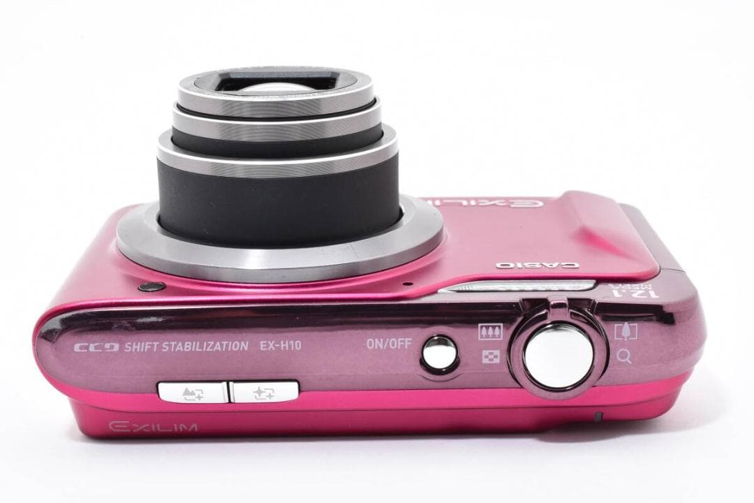 美品 カシオ　CASIO EXILIM EX-H10 ピンク ＃A405