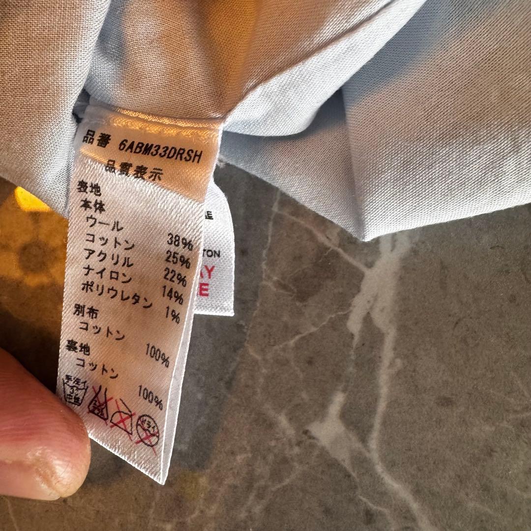 babyDior ベビーディオール　ダークグレー ツイード風 ワンピース