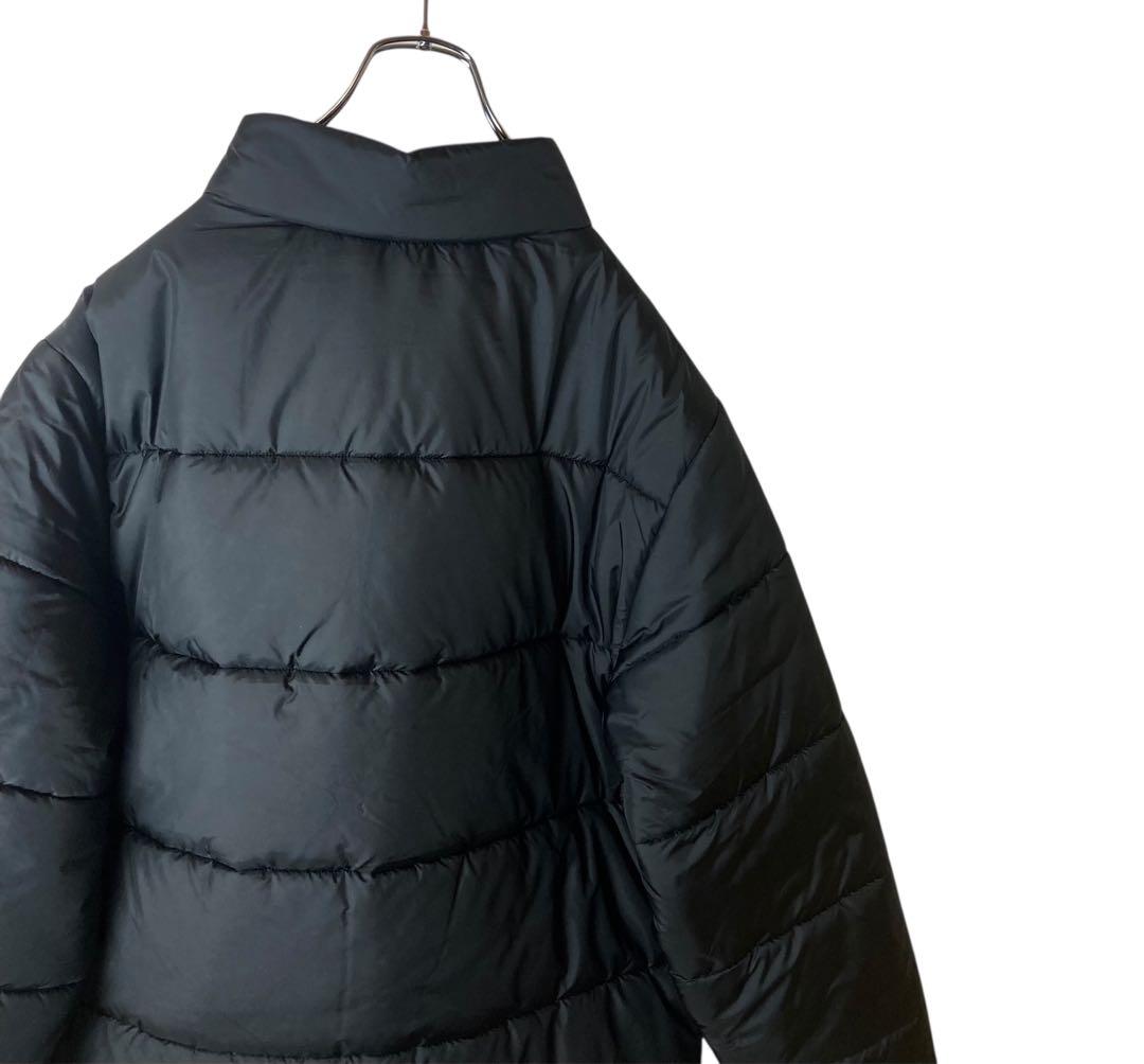 未使用タグ付adidasシンプルブラックブルゾントレフォイルロゴ三本線ゆったり