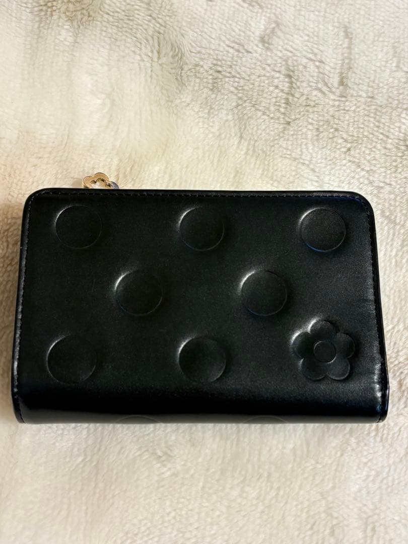 S*u様 マリークワント MARY QUANT 財布 2つ折り ブラック 黒