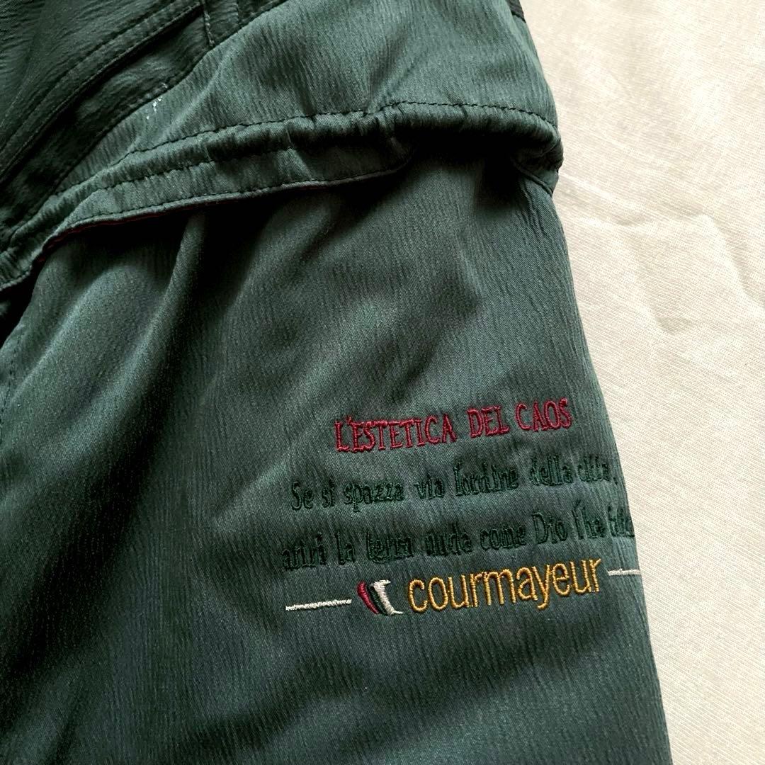 90s vintage fur shell bomber jacket 短丈