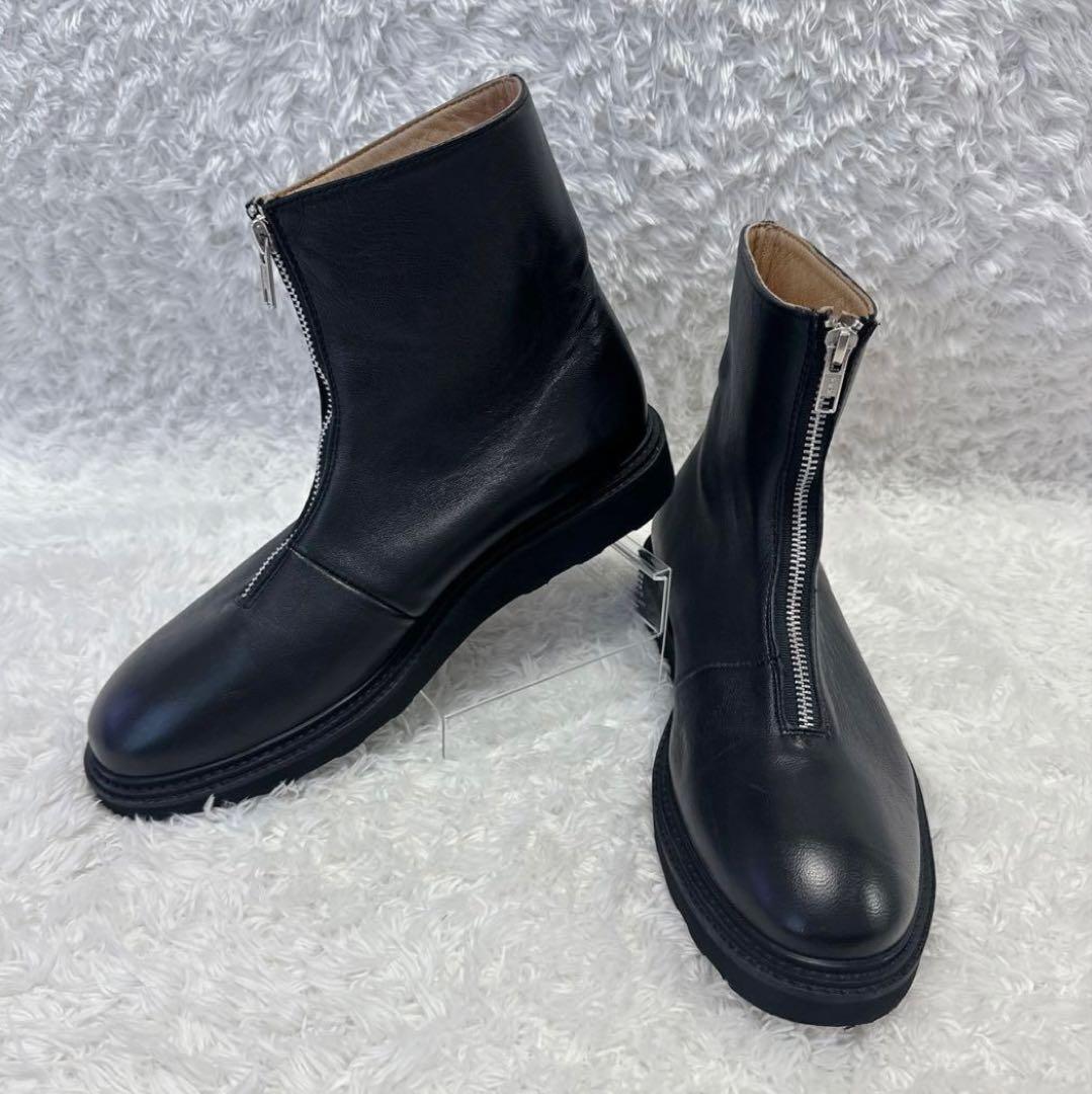 ※美品 CAMINANDO カミナンド フロントジップ ショートブー 24.5c